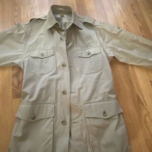 Banana Republic Tan Trench Safari Jacket